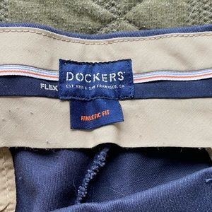 Navy Dockers Athletic fit chinos